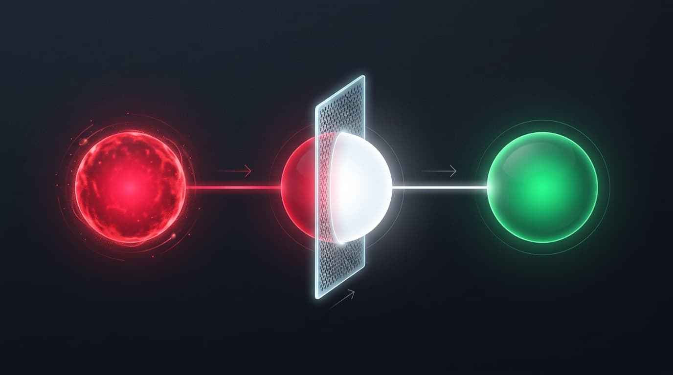 The single-hop bypass: tainted funds pass through a fresh wallet to appear clean