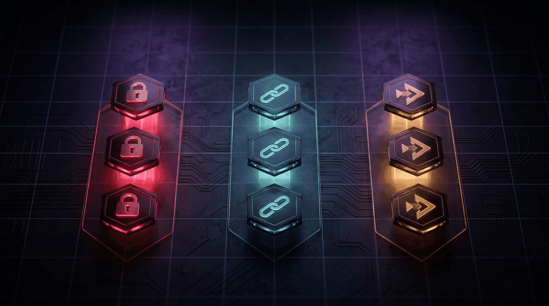 A grid of stablecoin logos sorted by architecture type rather than market cap rank