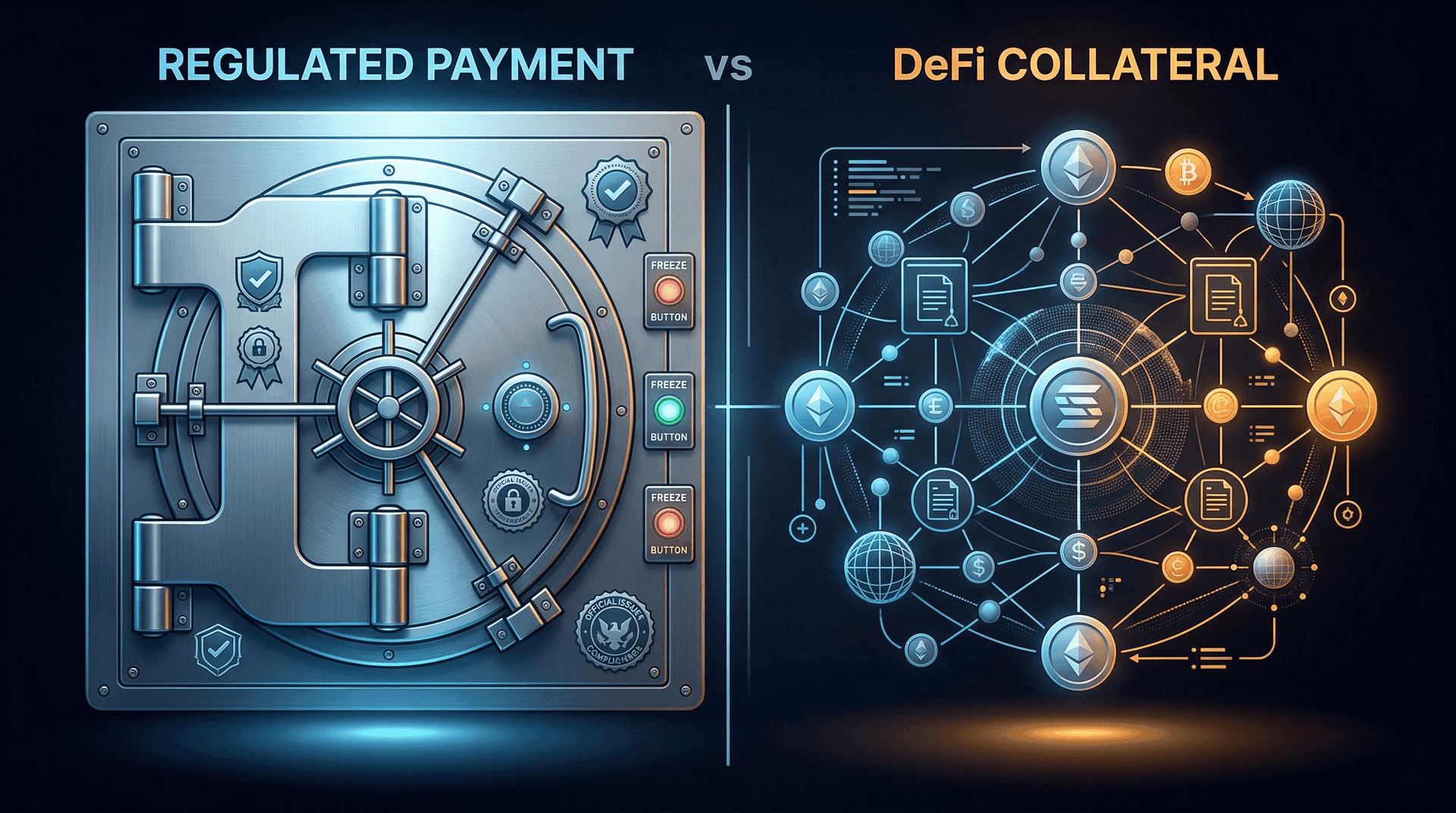 The two-tier stablecoin market: regulated payment stablecoins versus DeFi collateral