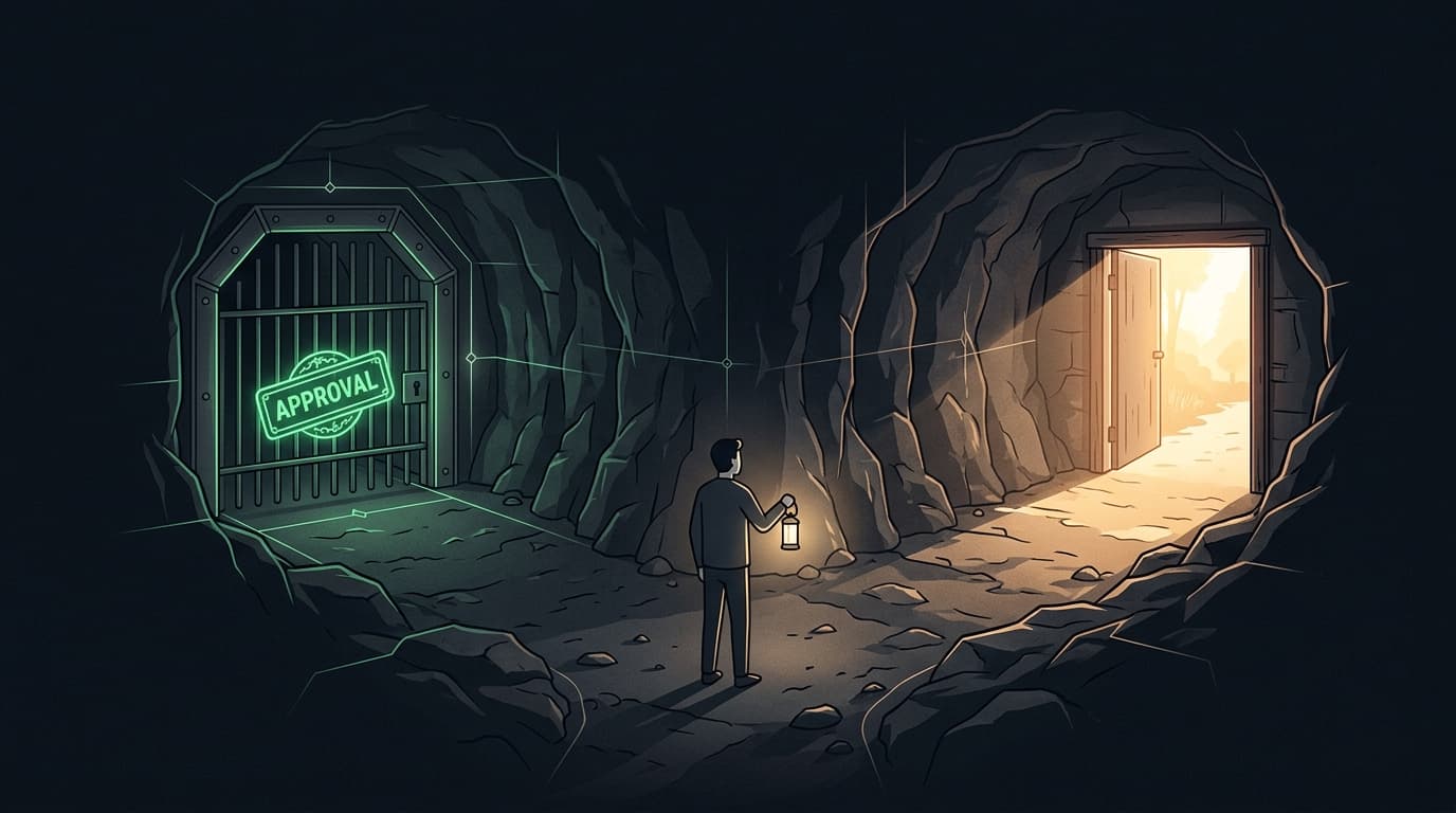 The ragequit safety valve — a user choosing between normal compliant withdrawal and emergency public exit